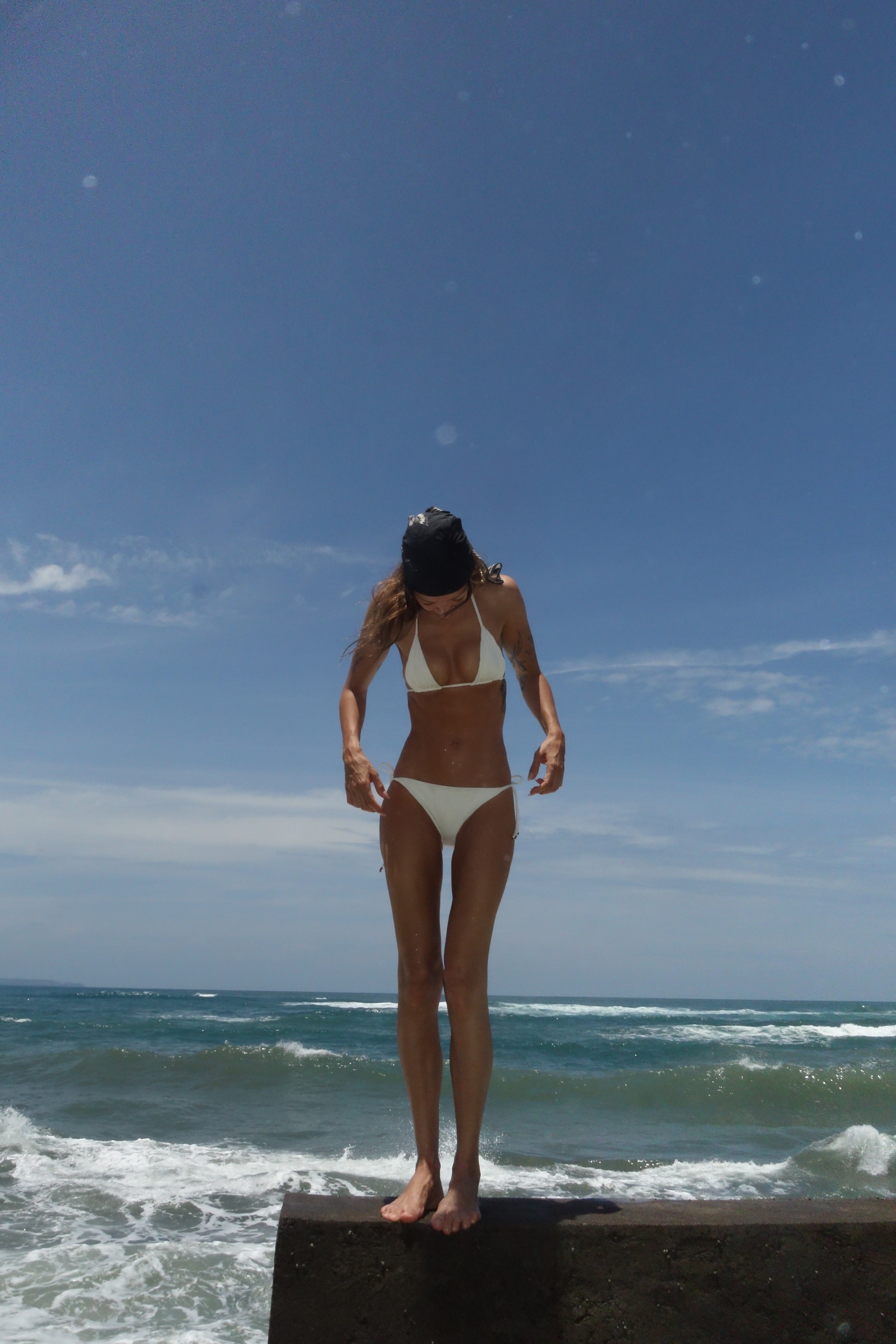 String Triangle Bikini Top