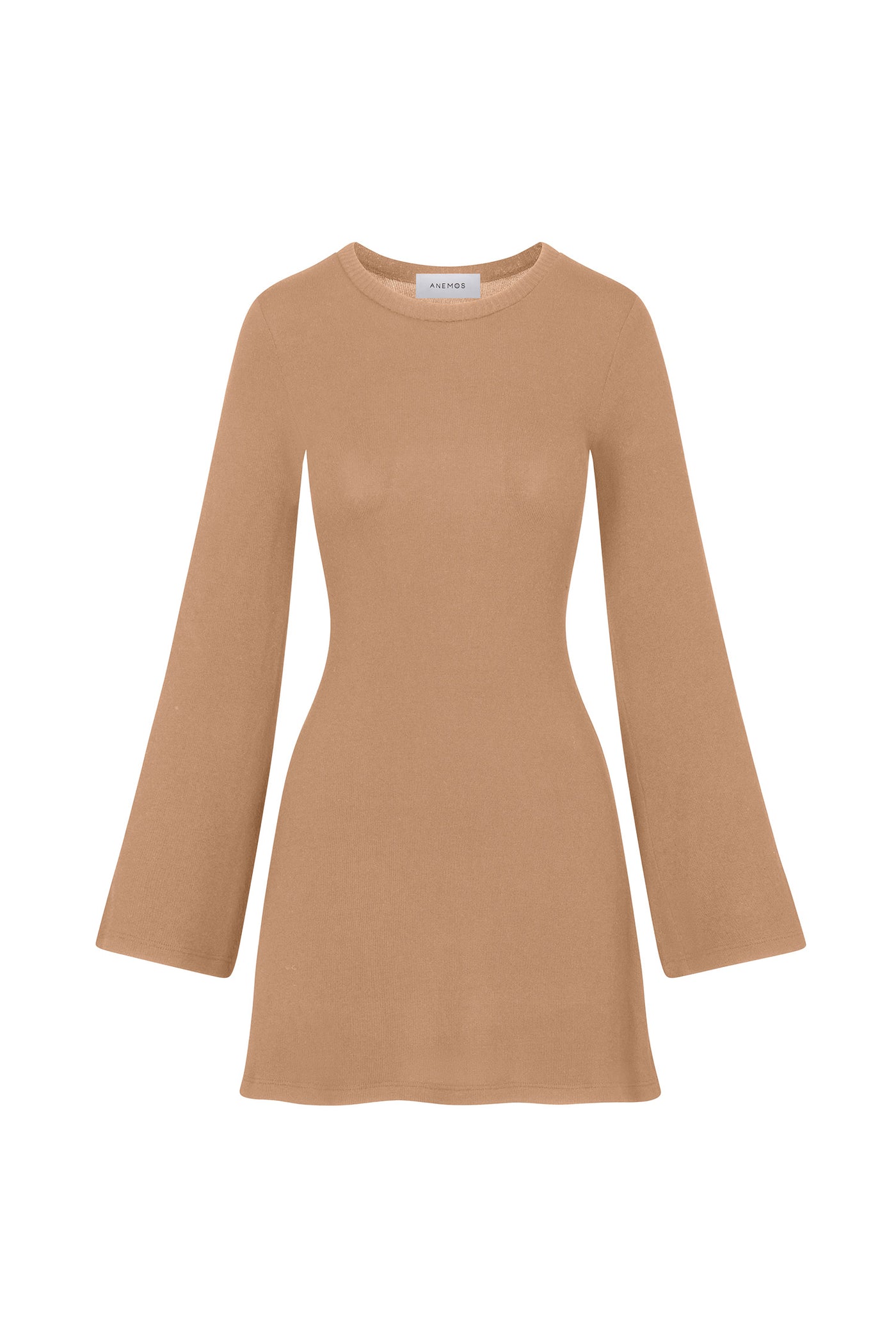Bell Sleeve Mini Dress in Modal Knit Anemos Bell Sleeve Mini Dress in Modal Knit Anemos