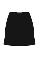 Bias-Cut Mini Skirt in Stretch Cupro