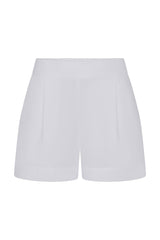 High-Waist Short Short in Stretch Cotton