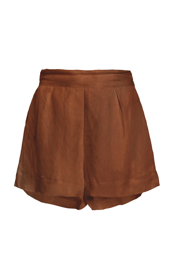 The High-Waist Short Short in Linen Cupro