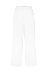 Wide Leg Pant in Stretch Twill