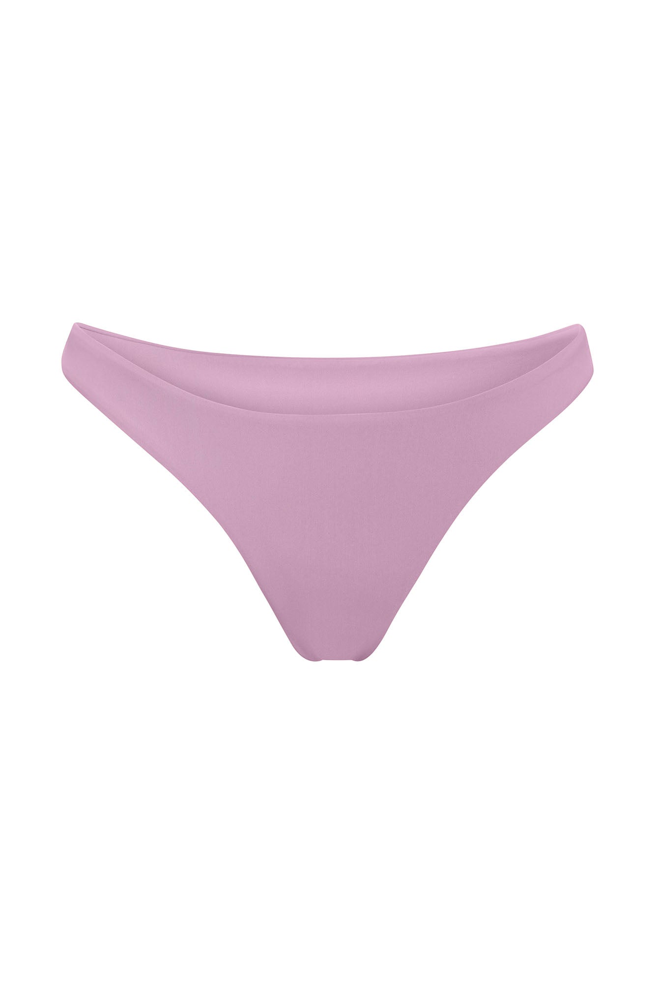 Eighties High-Cut Bikini Bottom Orchid on White Background