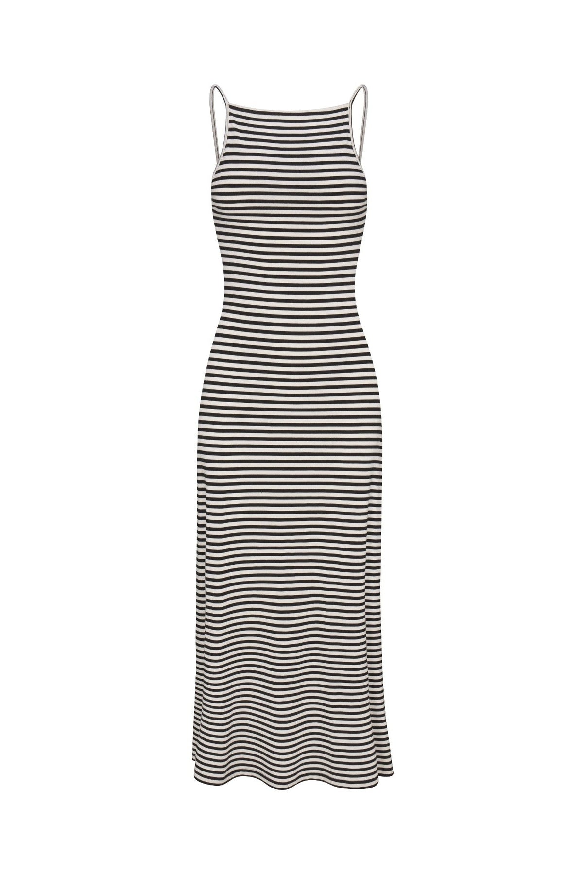 Anemos | Gisele Maxi Dress in Black & White Stripe Jersey Black & White Stripe / XS Anemos | Gisele Maxi Dress in Black & White Stripe Jersey Black & White Stripe / XS