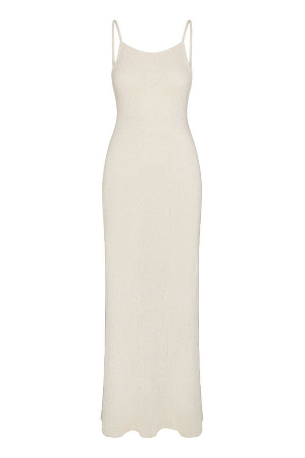 Gisele Maxi Dress in Crochet Knit – Anemos