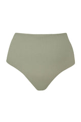 High-Waist Bikini Bottom Laurel on White Background