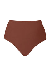 High-Waist Bikini Bottom Sienna on White Background