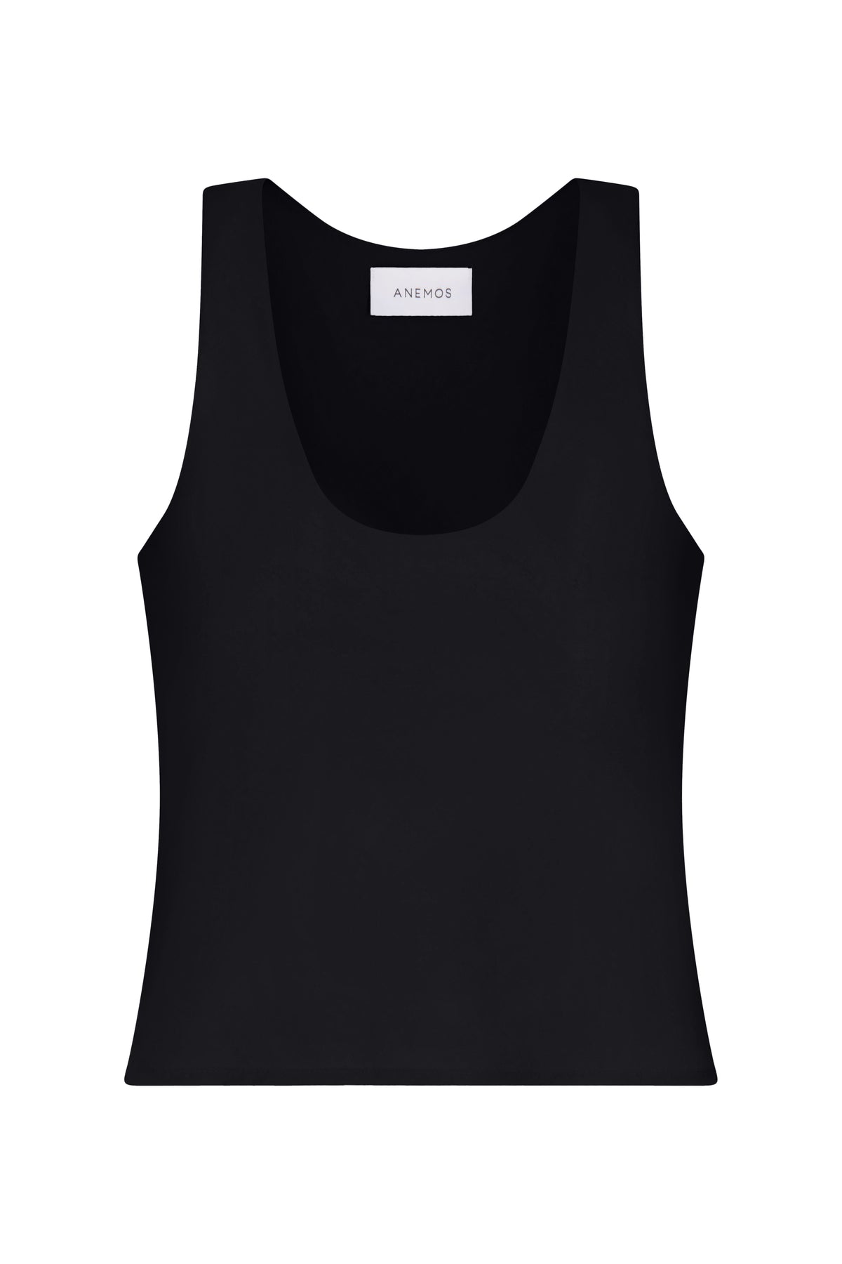 Hume Tank Top in stretch cotton featuring a subtle trapeze silhouette for a lightweight, airy fit.
