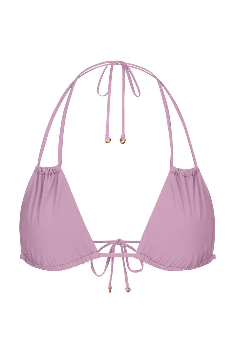 Jane Bikini Top Orchid on White Background