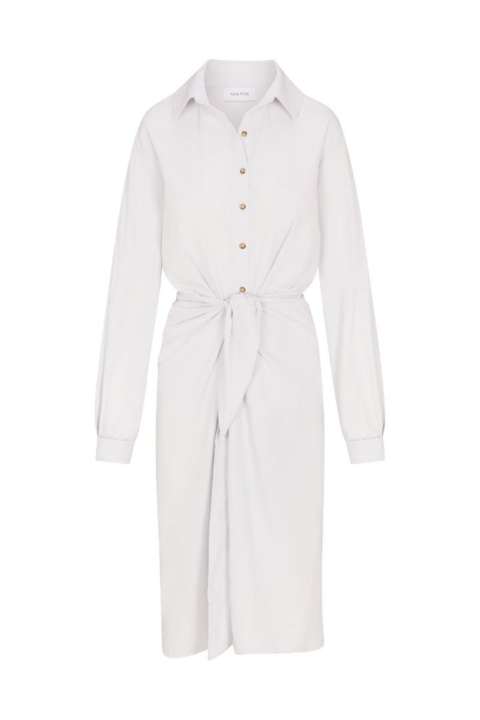 cotton button down midi dress FLORAL BUTTON-DOWN MIDI DRESS W/PUFF SLEEVES X-Large