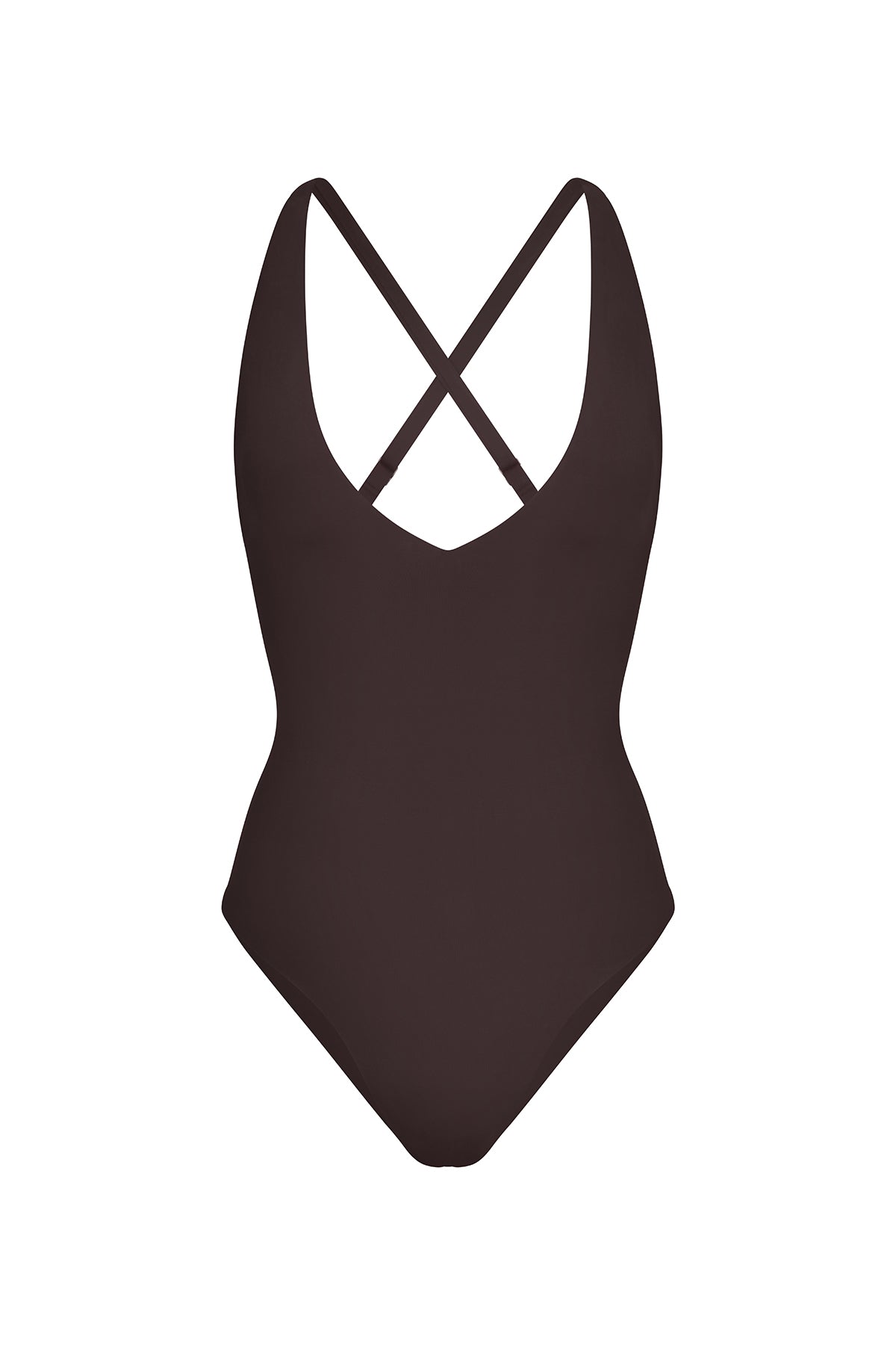 Plunging One-Piece Espresso on white background