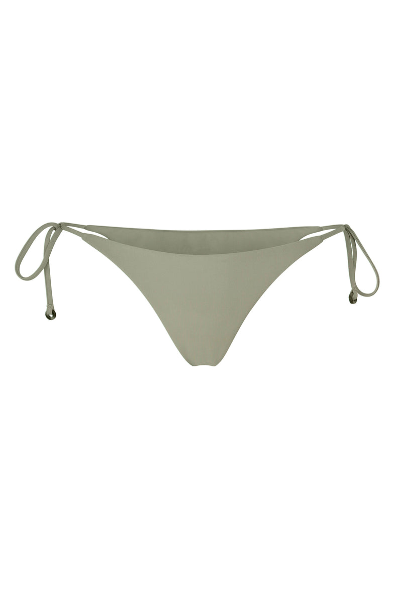 String Tie Bikini Bottom Laurel on White Background