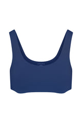 Tankini Bikini Top Azure on white background