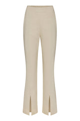 The Front Slit Pant in Stretch Linen