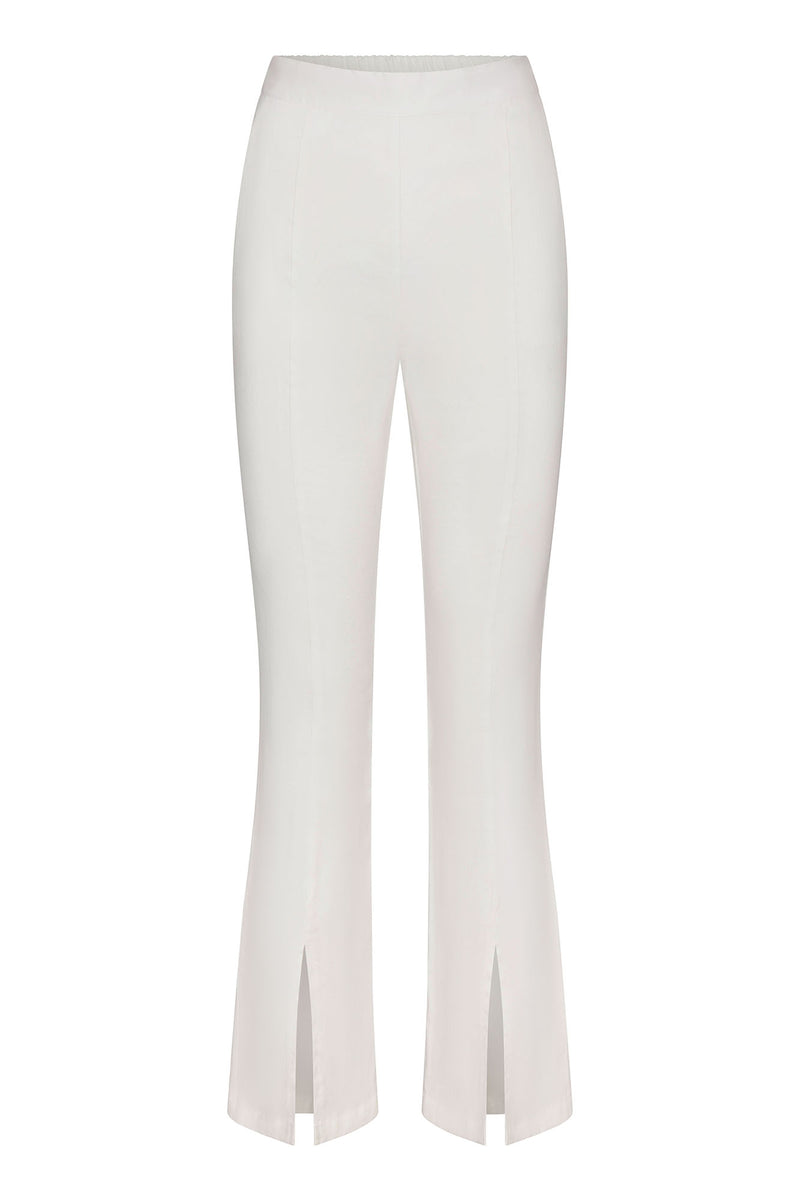 The Front Slit Pant in Stretch Linen