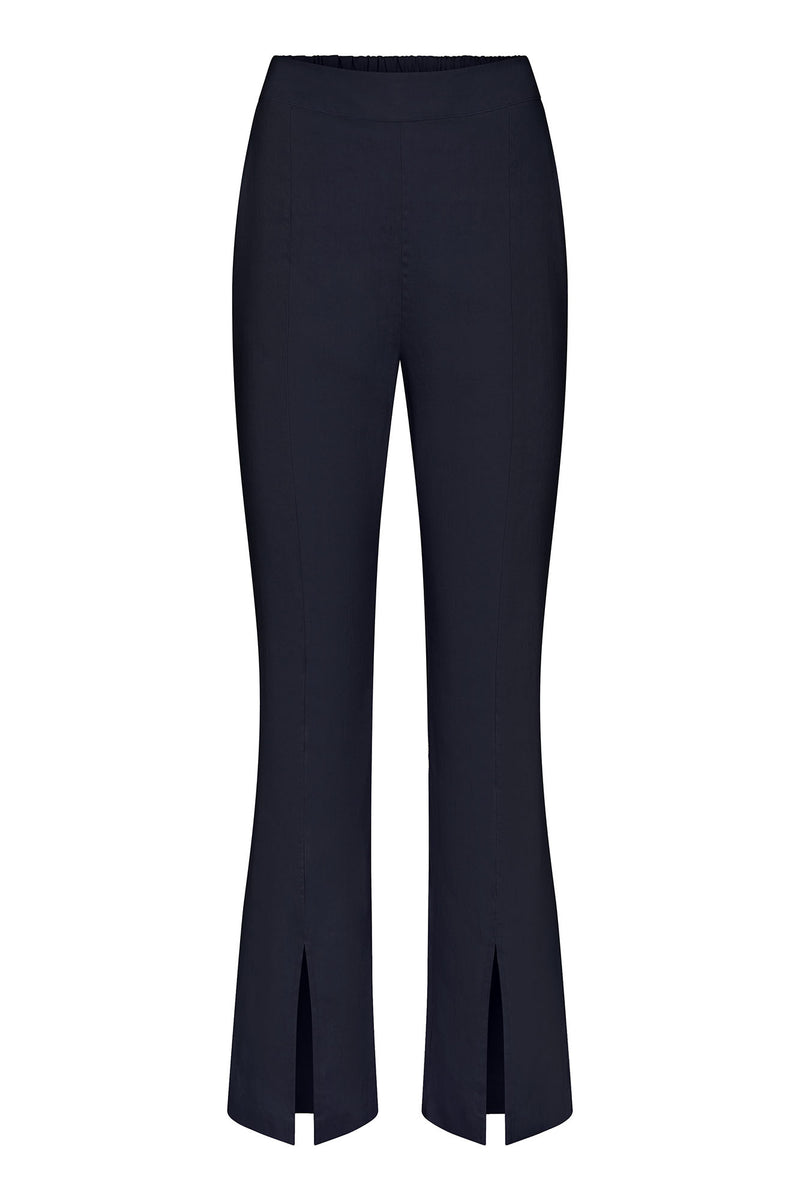 The Front Slit Pant in Stretch Linen