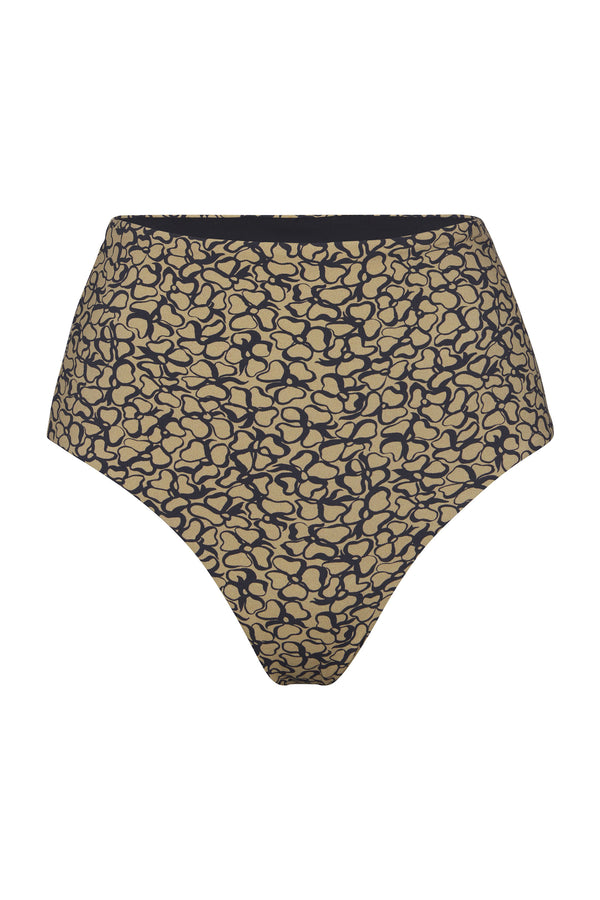 The High-Waist Bikini Bottom in Infinity Floral Print