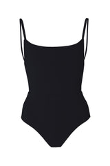 Square Neck Open Back One-Piece