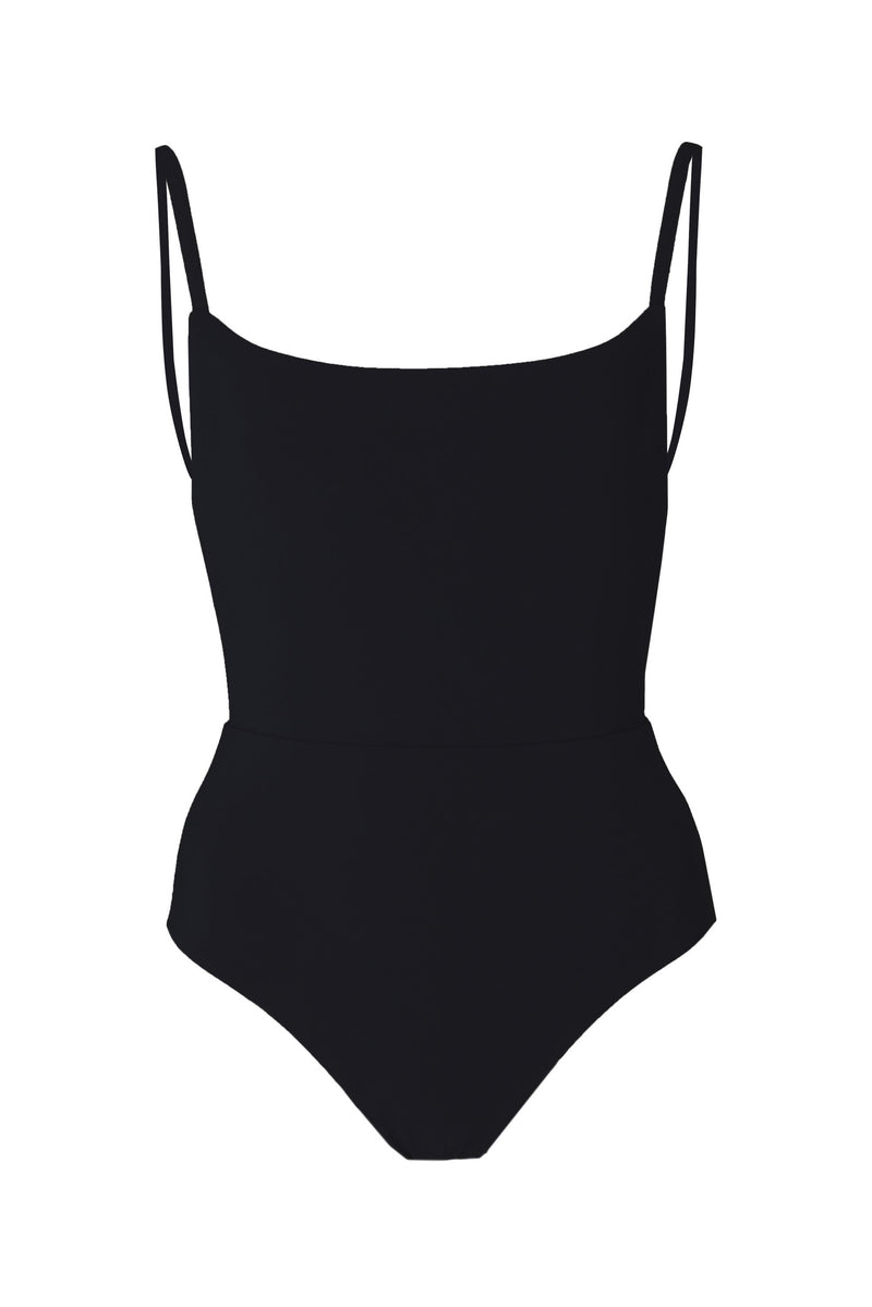 The Square Neck Open Back One-Piece