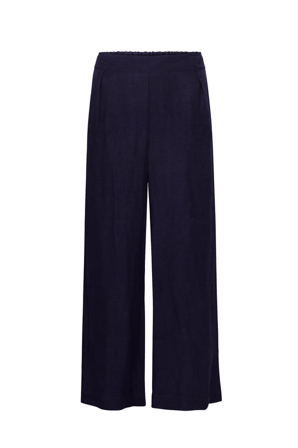 Keaton Wide Leg Pant in Linen Cupro