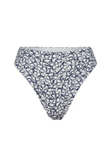 The Midi High-Cut Bikini Bottom in Infinity Floral Print