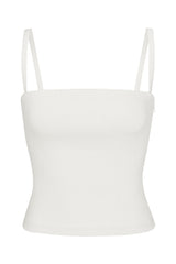 The Naomi Top in Stretch Linen