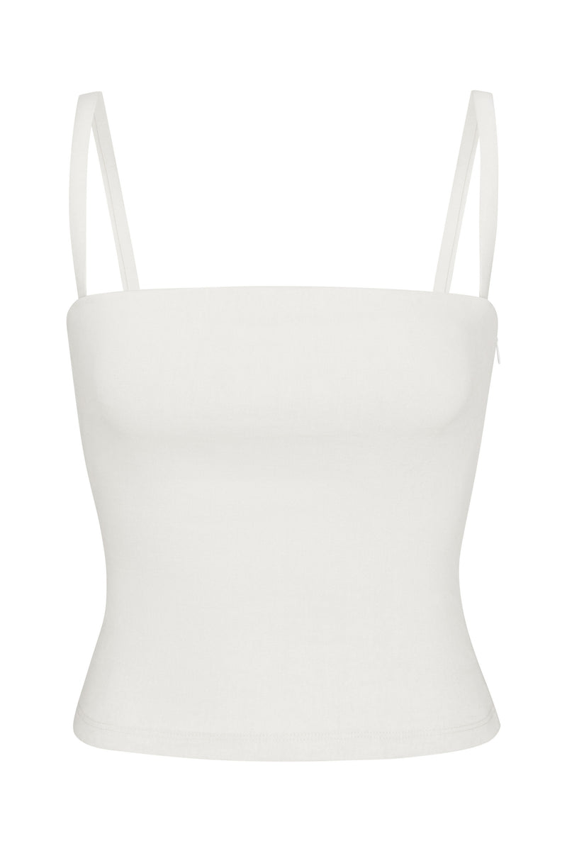 The Naomi Top in Stretch Linen