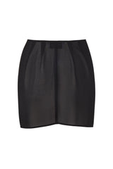 The Wrap Mini Skirt in Sheer Eco-Chiffon