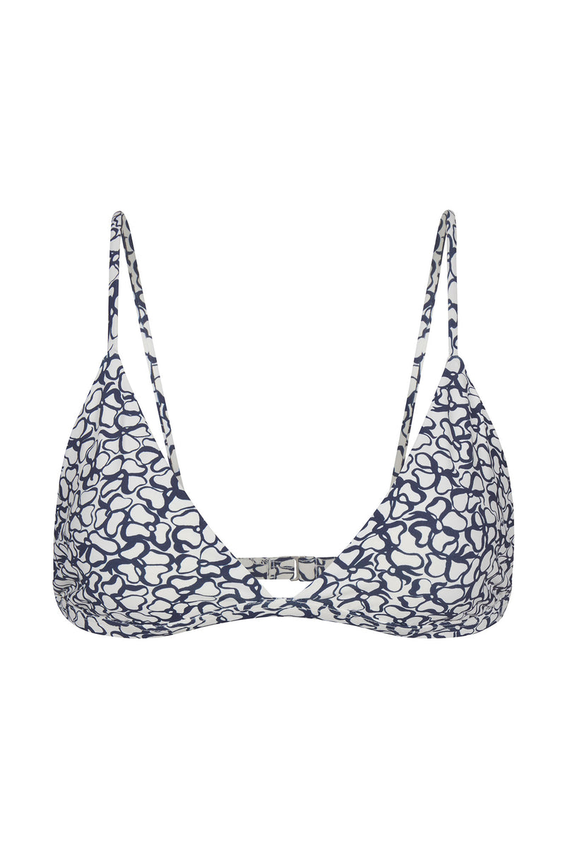 Classic Triangle Bikini Top in Infinity Floral Print