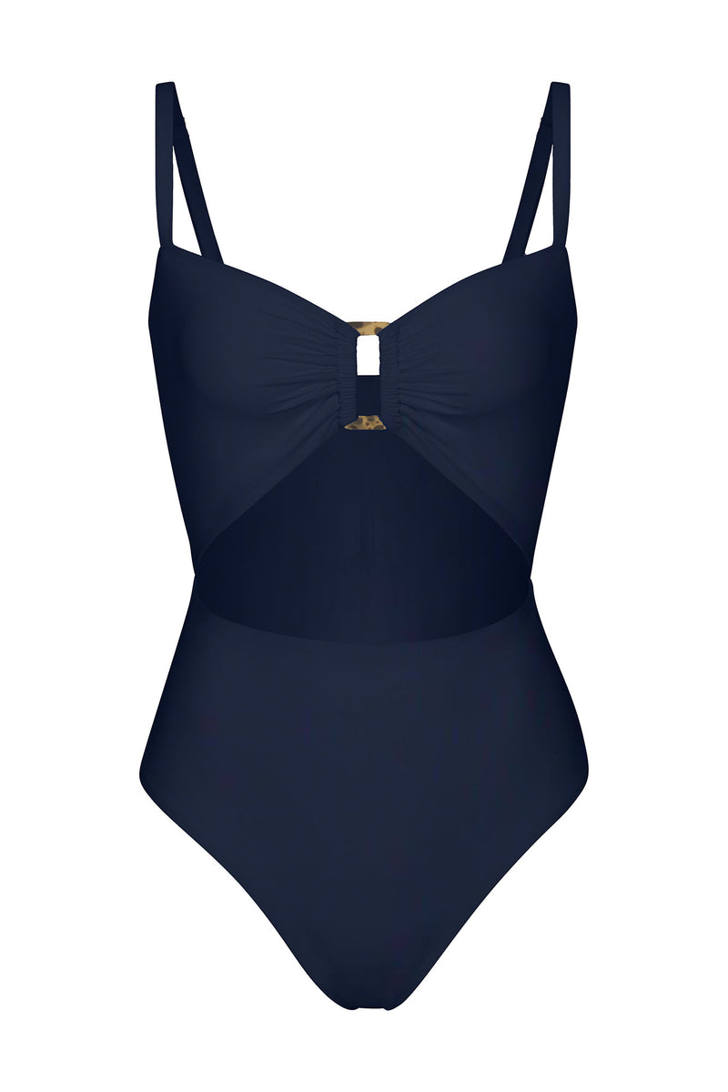 Tortoise Cutout One-Piece