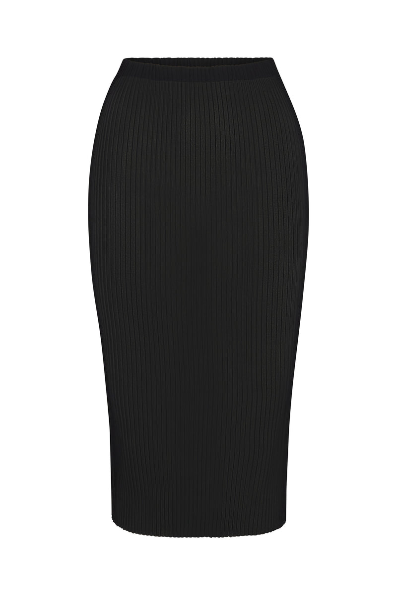 The Knife Pleat Skirt in Sheer Eco-Chiffon