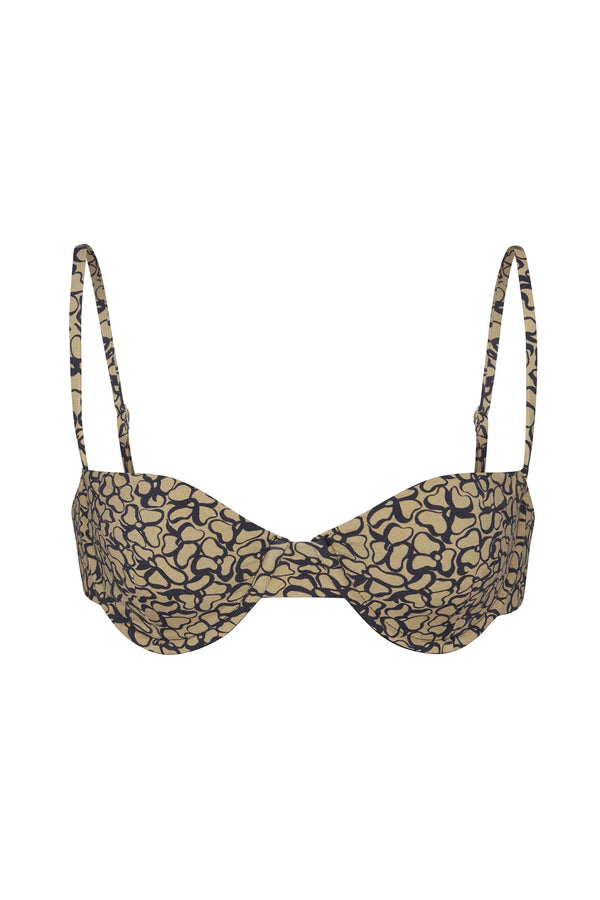 The Balconette Underwire Bikini Top in Infinity Floral Print