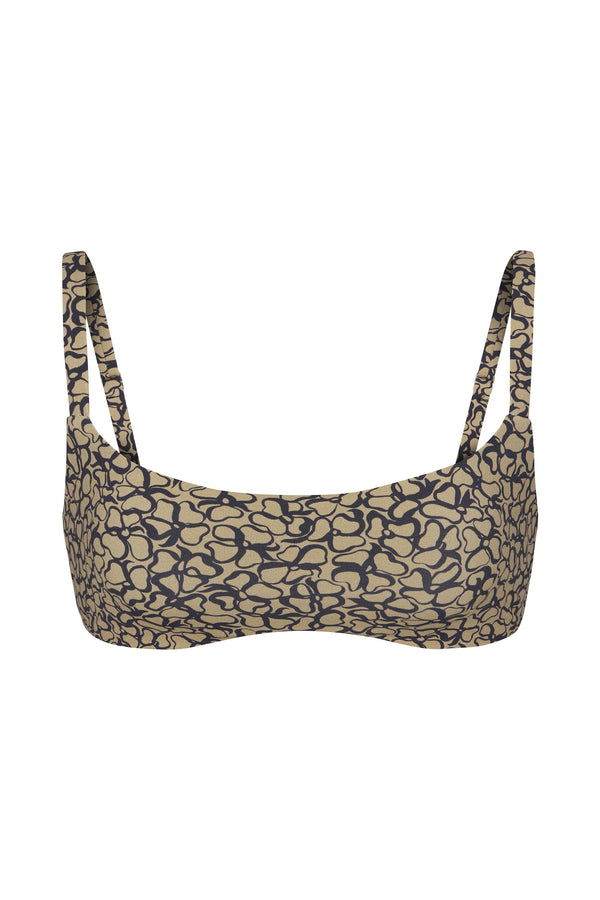The Square Neck Bikini Top in Infinity Floral Print