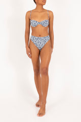 Balconette Underwire Bikini Top in Infinity Floral Print